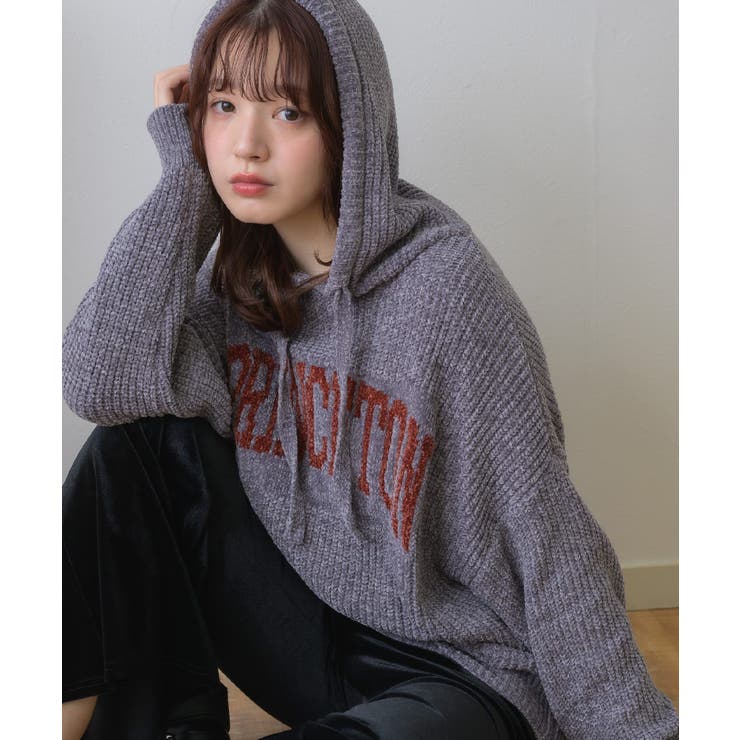 フーディーモールニット | RETRO GIRL | 詳細画像23 