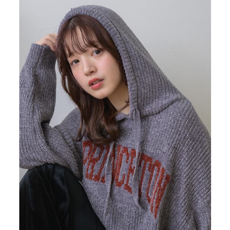 フーディーモールニット | RETRO GIRL | 詳細画像24 