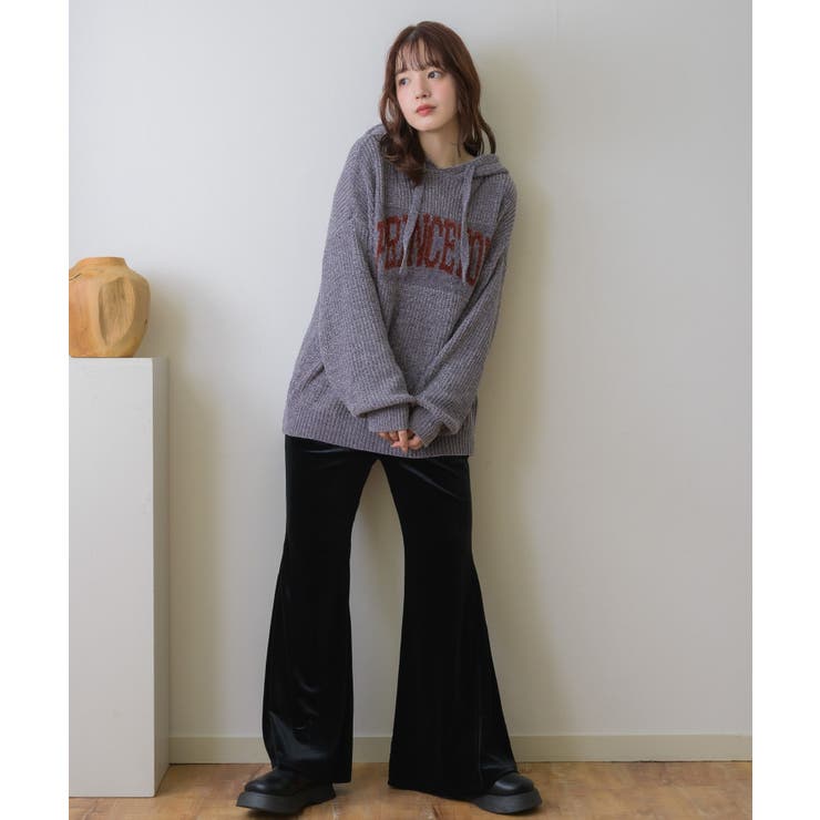 フーディーモールニット | RETRO GIRL | 詳細画像25 