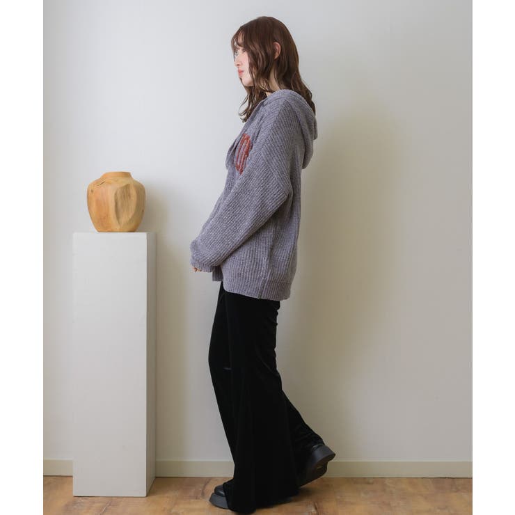 フーディーモールニット | RETRO GIRL | 詳細画像28 