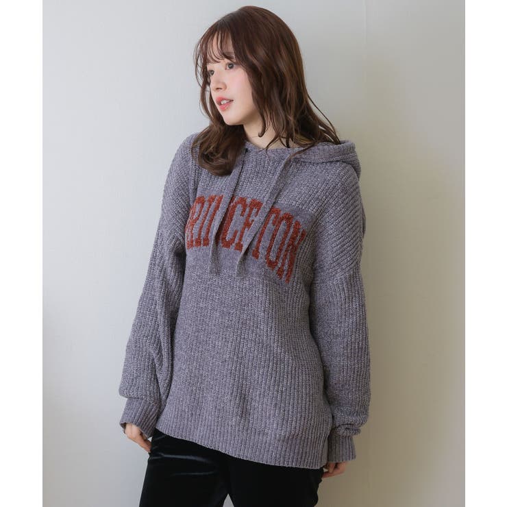 フーディーモールニット | RETRO GIRL | 詳細画像32 