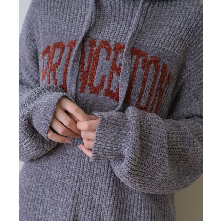 フーディーモールニット | RETRO GIRL | 詳細画像35 