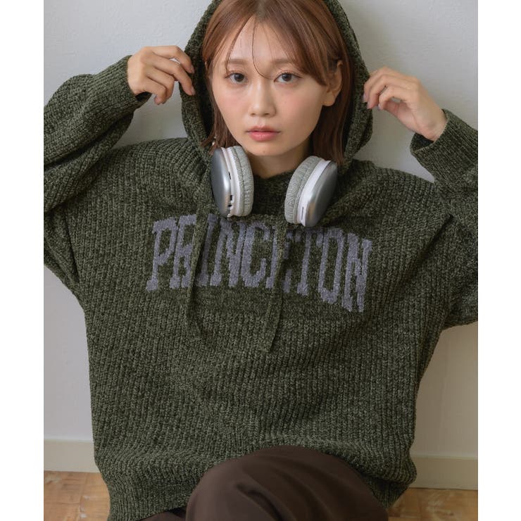 フーディーモールニット | RETRO GIRL | 詳細画像4 