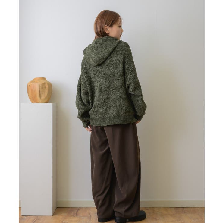 フーディーモールニット | RETRO GIRL | 詳細画像8 