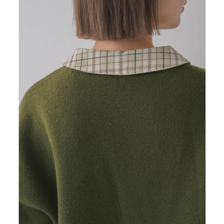 シャツ襟付ロゴニット | RETRO GIRL | 詳細画像30 