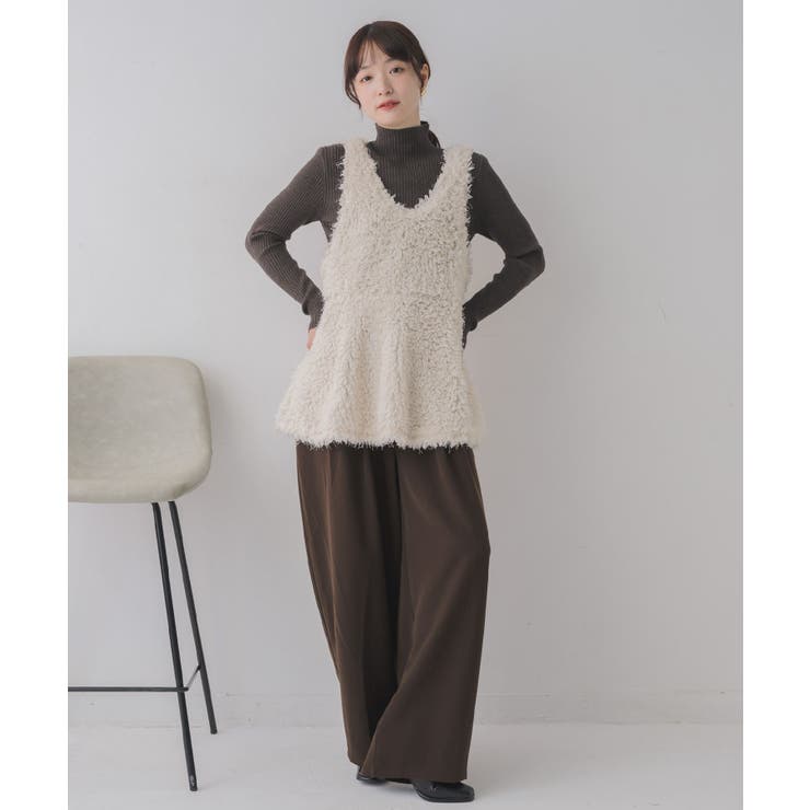 ボアペプラムベスト | RETRO GIRL | 詳細画像10 