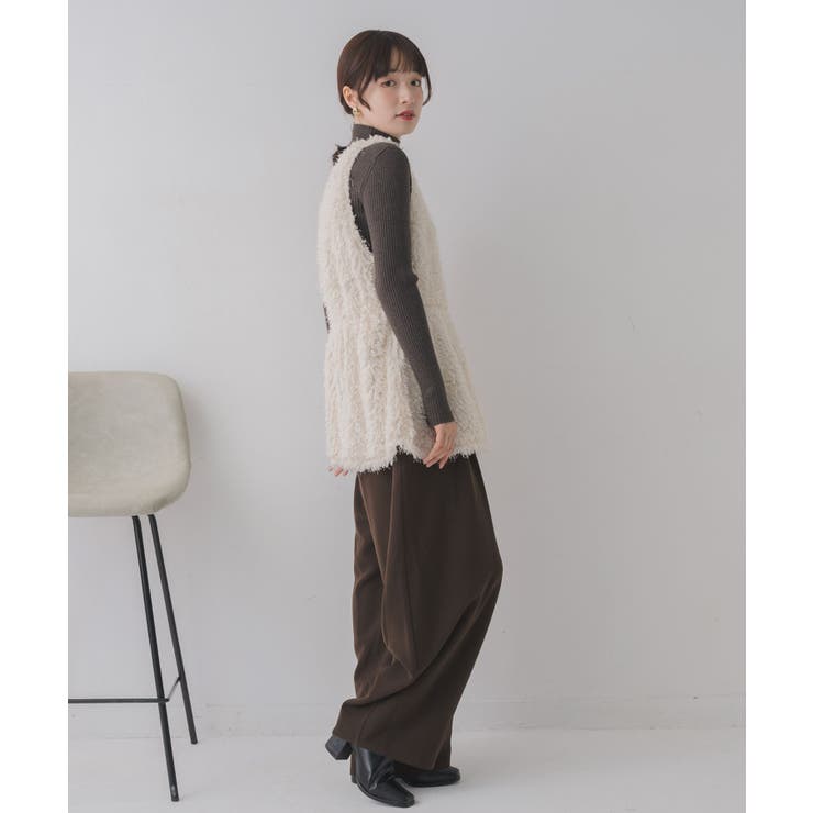 ボアペプラムベスト | RETRO GIRL | 詳細画像11 