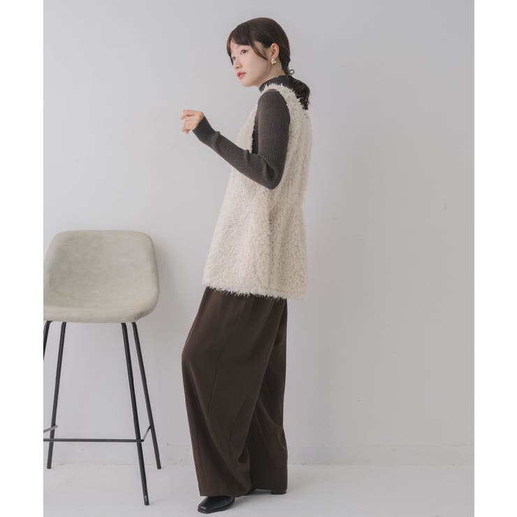 ボアペプラムベスト | RETRO GIRL | 詳細画像13 