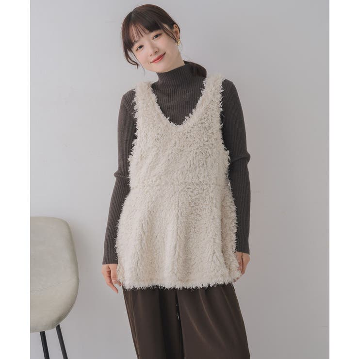 ボアペプラムベスト | RETRO GIRL | 詳細画像14 