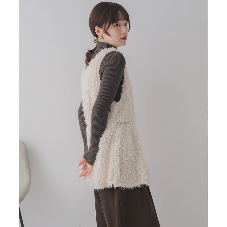 ボアペプラムベスト | RETRO GIRL | 詳細画像15 