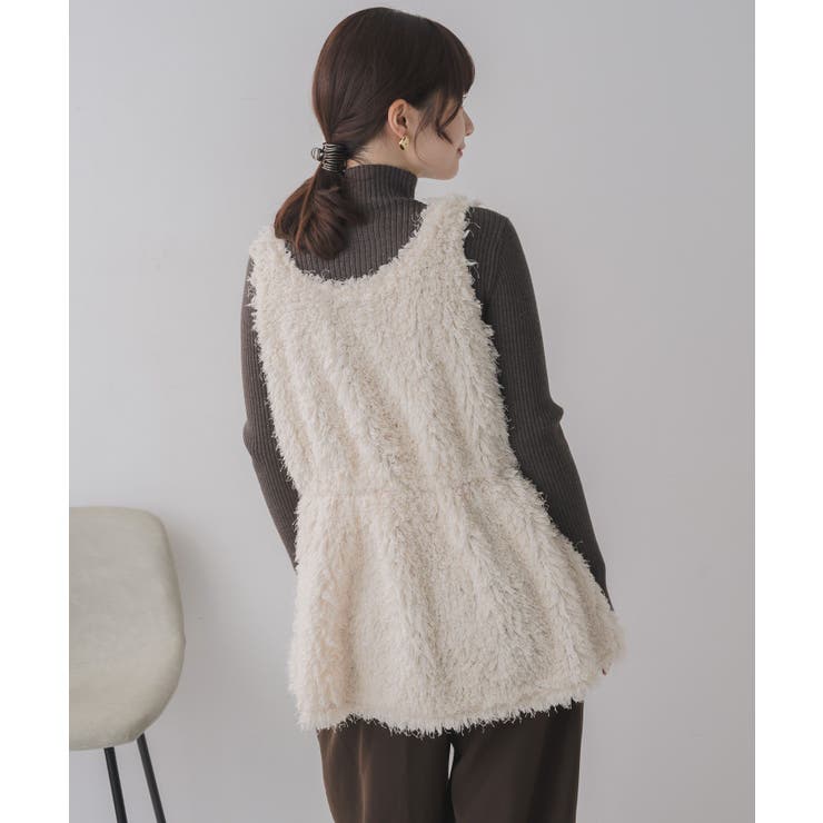 ボアペプラムベスト | RETRO GIRL | 詳細画像16 