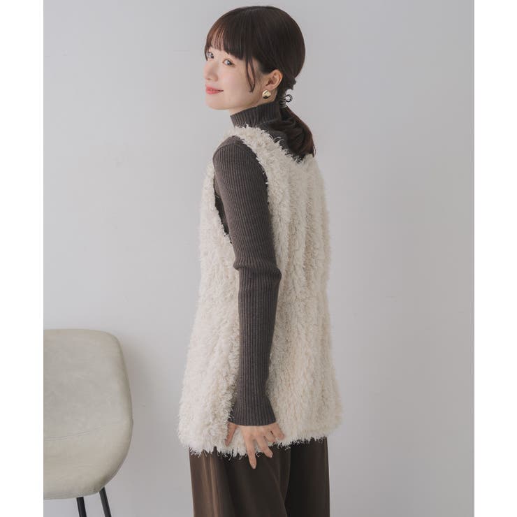 ボアペプラムベスト | RETRO GIRL | 詳細画像17 