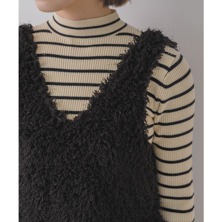 ボアペプラムベスト | RETRO GIRL | 詳細画像18 