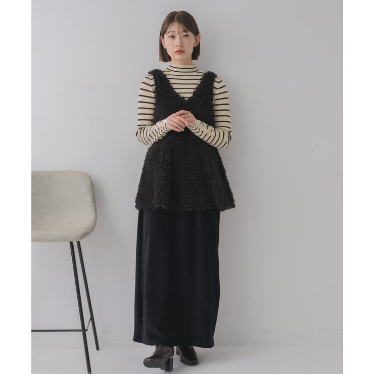 ボアペプラムベスト | RETRO GIRL | 詳細画像2 