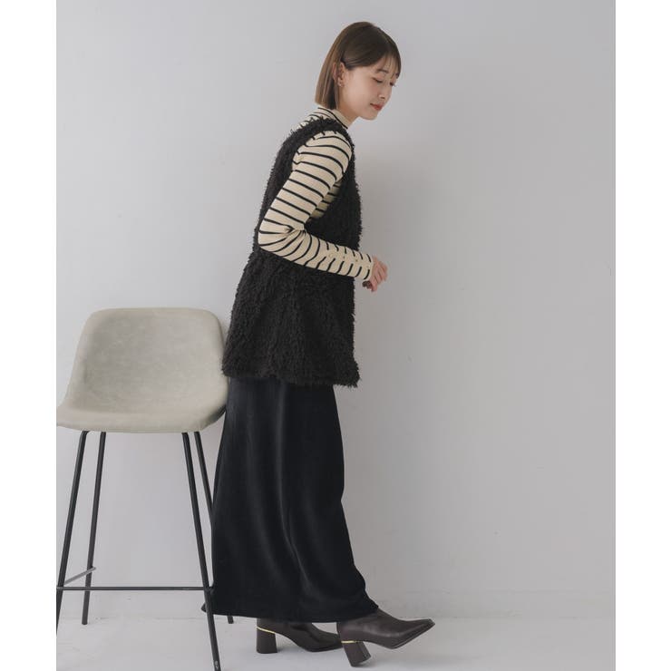 ボアペプラムベスト | RETRO GIRL | 詳細画像3 