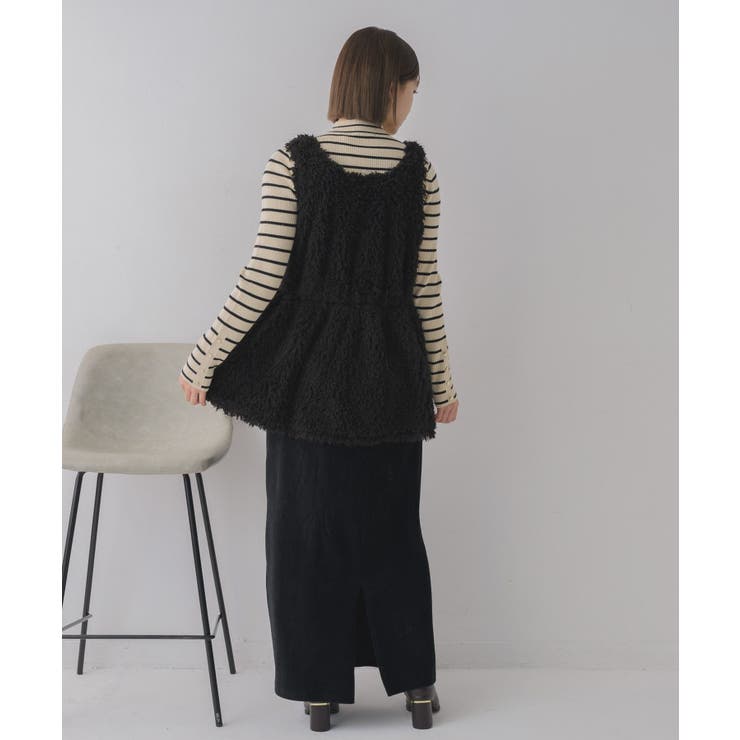 ボアペプラムベスト | RETRO GIRL | 詳細画像4 