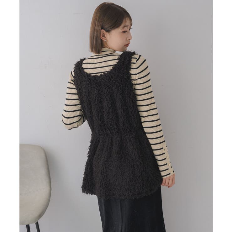 ボアペプラムベスト | RETRO GIRL | 詳細画像8 