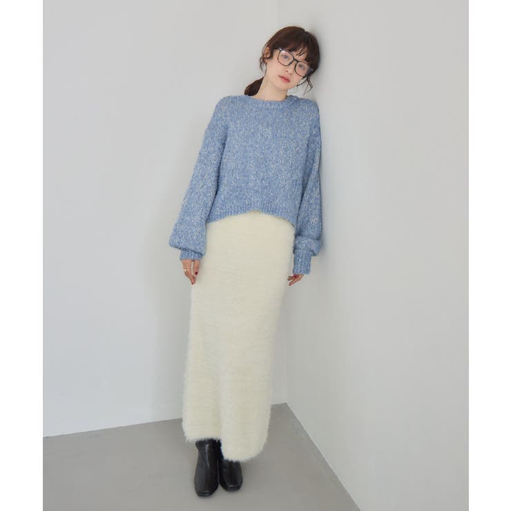 ラメシャギーニットSK | RETRO GIRL | 詳細画像14 