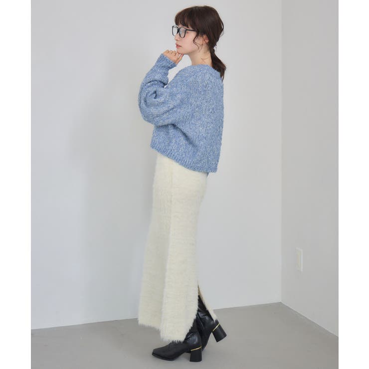 ラメシャギーニットSK | RETRO GIRL | 詳細画像18 