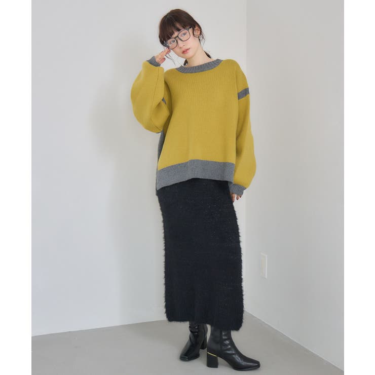 ラメシャギーニットSK | RETRO GIRL | 詳細画像2 