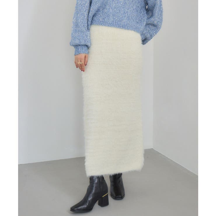 WHT4 | ラメシャギーニットSK | RETRO GIRL