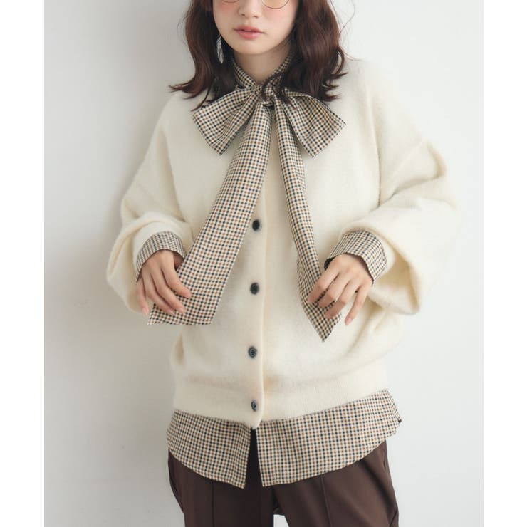 WHT4 | シャギーNTカーデ | RETRO GIRL