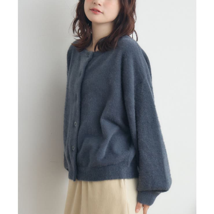 GRY2 | シャギーNTカーデ | RETRO GIRL