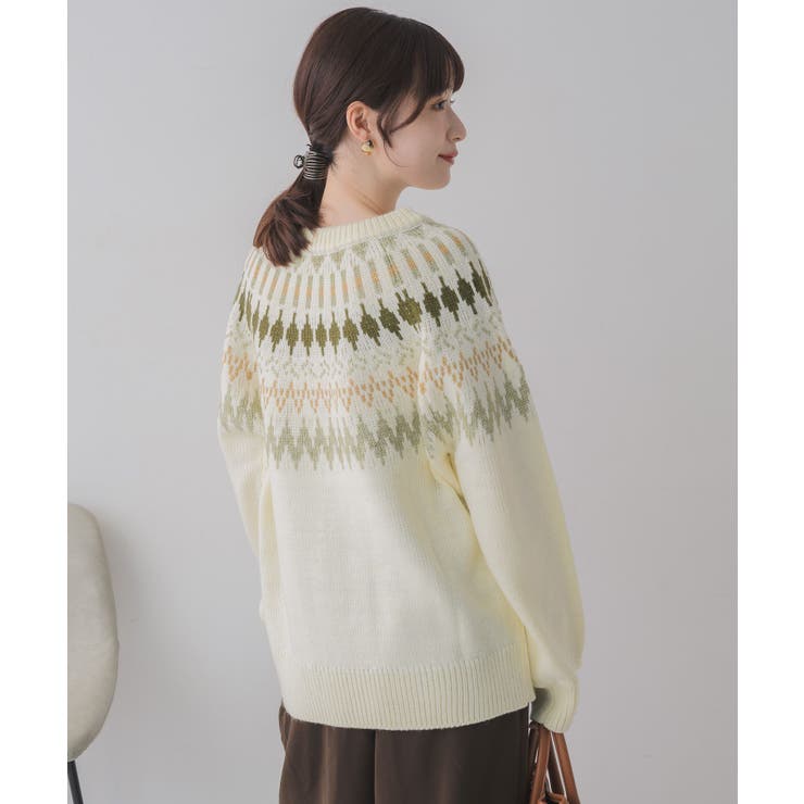 求心柄ニット | RETRO GIRL | 詳細画像10 