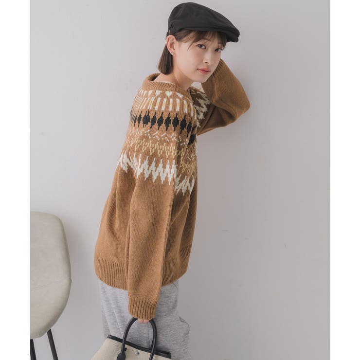 求心柄ニット | RETRO GIRL | 詳細画像17 