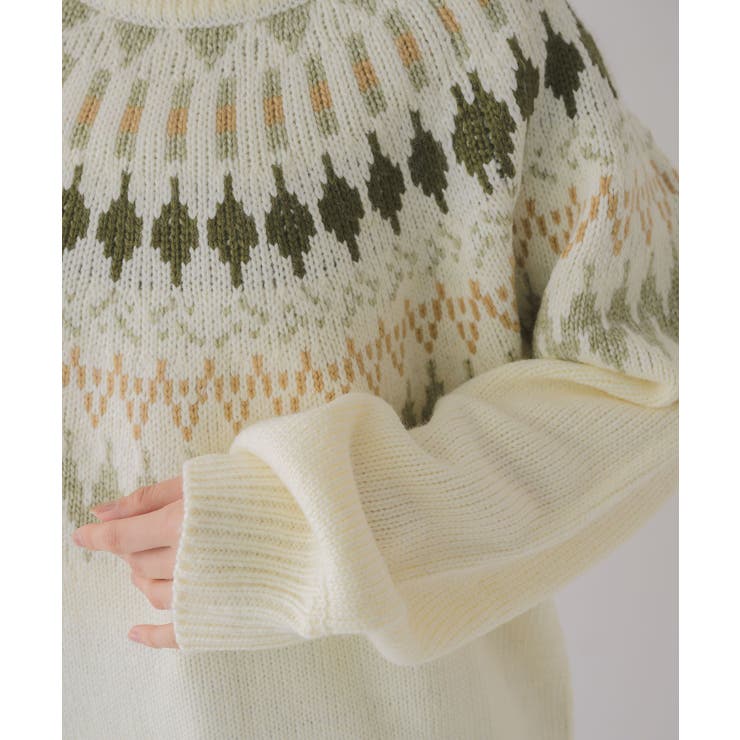 求心柄ニット | RETRO GIRL | 詳細画像32 