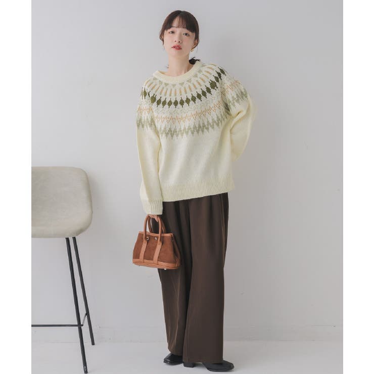 求心柄ニット | RETRO GIRL | 詳細画像4 