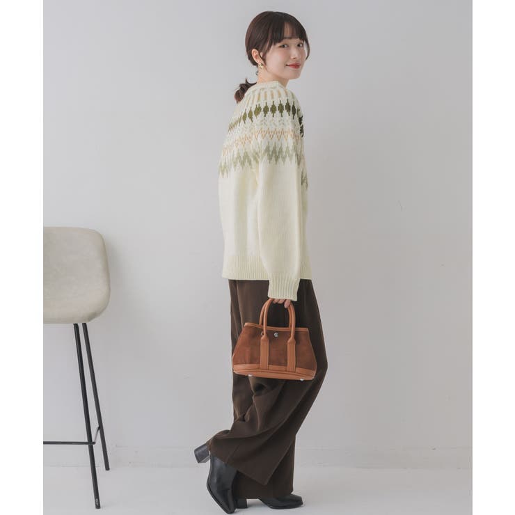 求心柄ニット | RETRO GIRL | 詳細画像5 