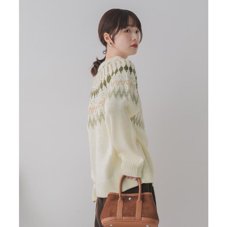 求心柄ニット | RETRO GIRL | 詳細画像9 