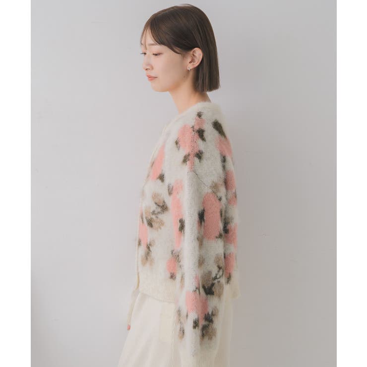 花柄起毛NTカーデ | RETRO GIRL | 詳細画像19 