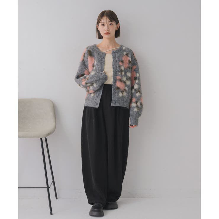 花柄起毛NTカーデ | RETRO GIRL | 詳細画像21 