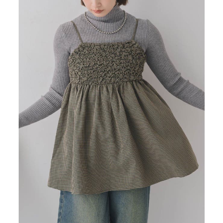 アソートチェックビスチェ | RETRO GIRL | 詳細画像1 