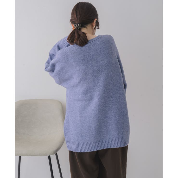 リボンヤーン刺繍ニット | RETRO GIRL | 詳細画像3 