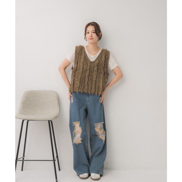 ラメフリンジNTベスト | RETRO GIRL | 詳細画像33 