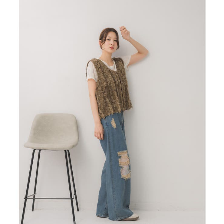 ラメフリンジNTベスト | RETRO GIRL | 詳細画像34 