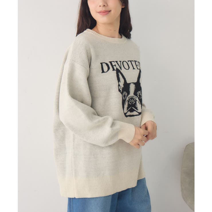 WHT2 | アソートモチーフジャガードNT | RETRO GIRL