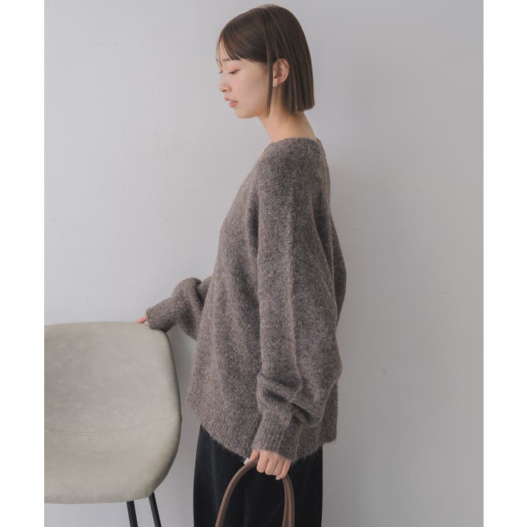 キーネック起毛ニット | RETRO GIRL | 詳細画像11 