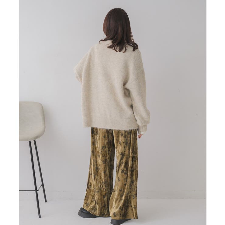 キーネック起毛ニット | RETRO GIRL | 詳細画像14 