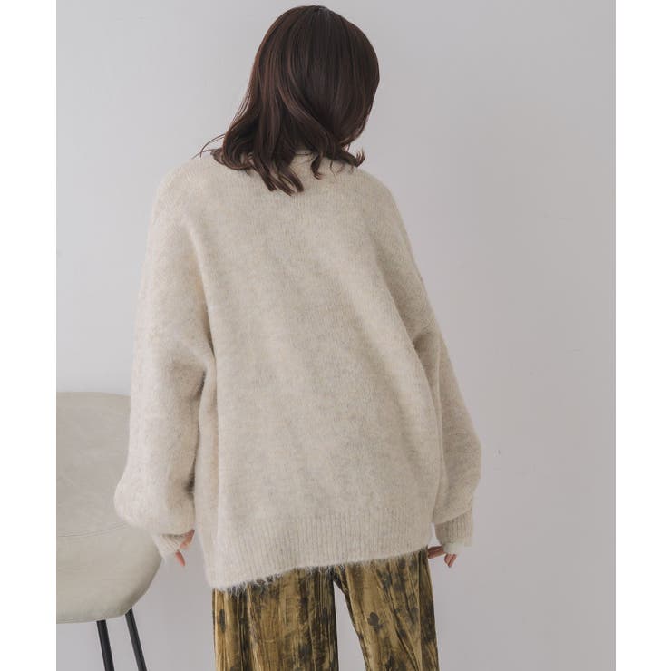 キーネック起毛ニット | RETRO GIRL | 詳細画像18 