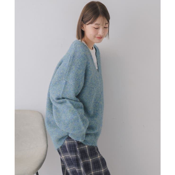 キーネック起毛ニット | RETRO GIRL | 詳細画像27 