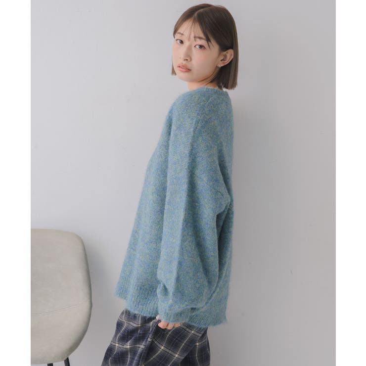 キーネック起毛ニット | RETRO GIRL | 詳細画像29 