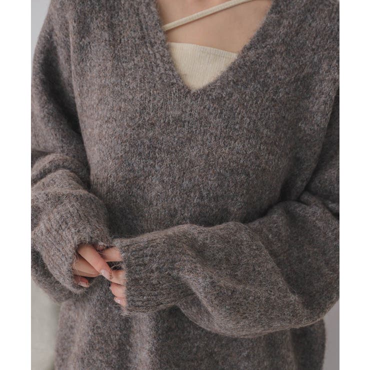 キーネック起毛ニット | RETRO GIRL | 詳細画像32 