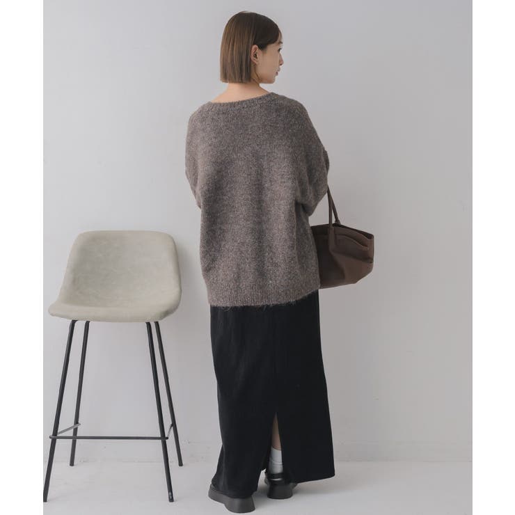 キーネック起毛ニット | RETRO GIRL | 詳細画像6 