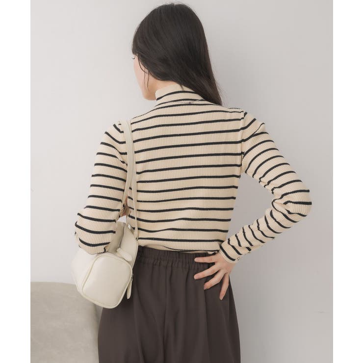 【WEB限定カラー追加】スパンコールリブハイネックNT | RETRO GIRL | 詳細画像11 