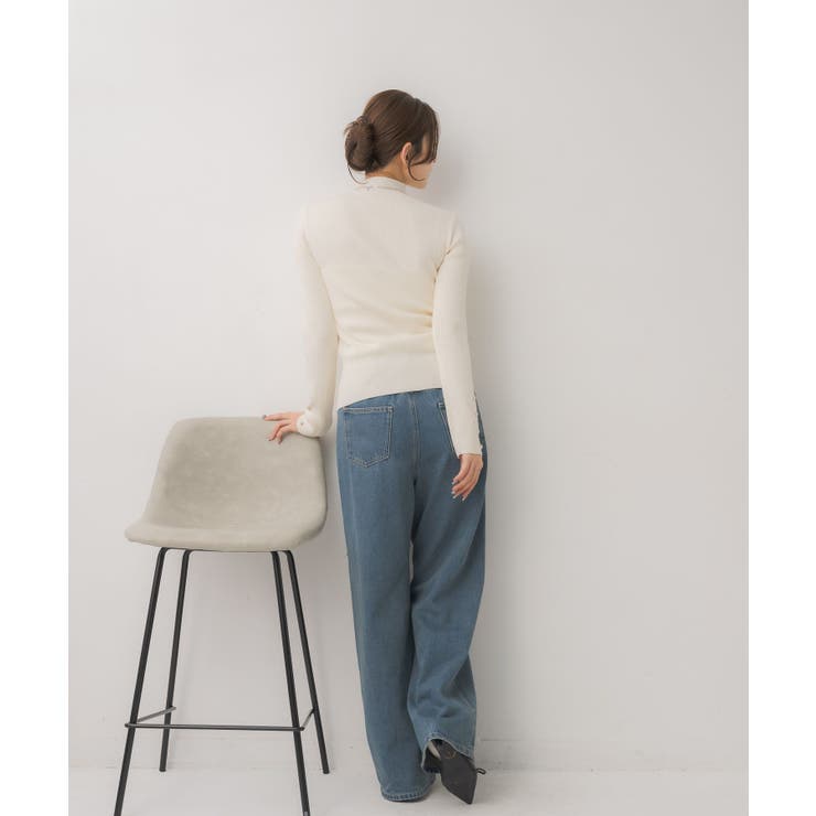 【WEB限定カラー追加】スパンコールリブハイネックNT | RETRO GIRL | 詳細画像15 