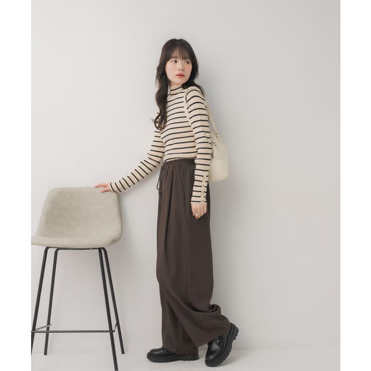 【WEB限定カラー追加】スパンコールリブハイネックNT | RETRO GIRL | 詳細画像8 